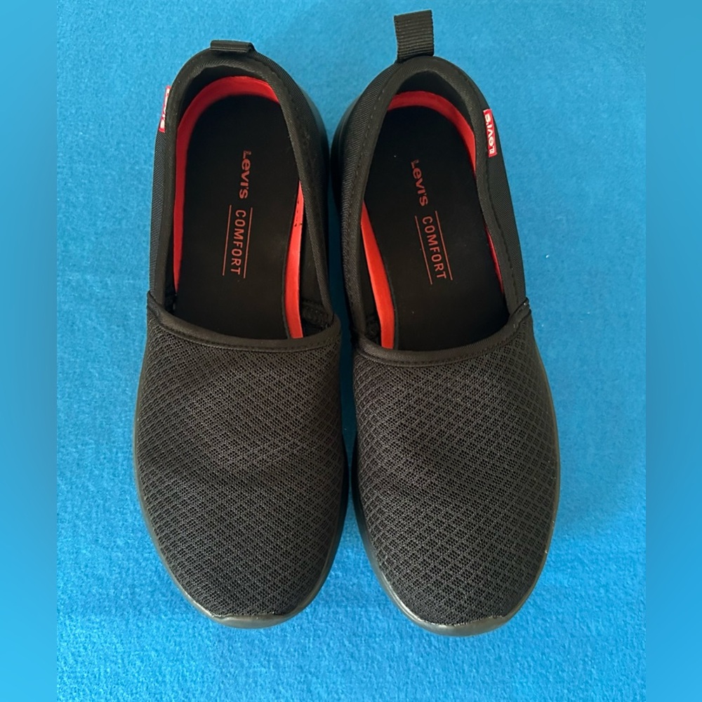 Levi's Black Slip-On Shoes